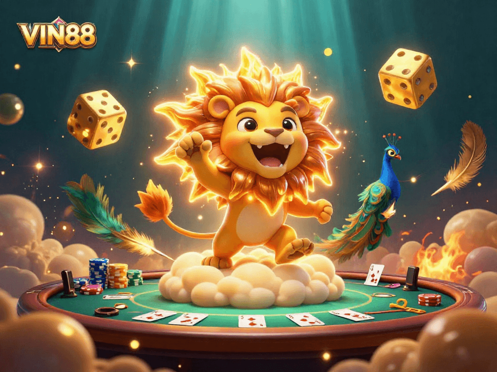 Experience thrilling gaming moments with VIN88's vibrant casino atmosphere and rich graphics.