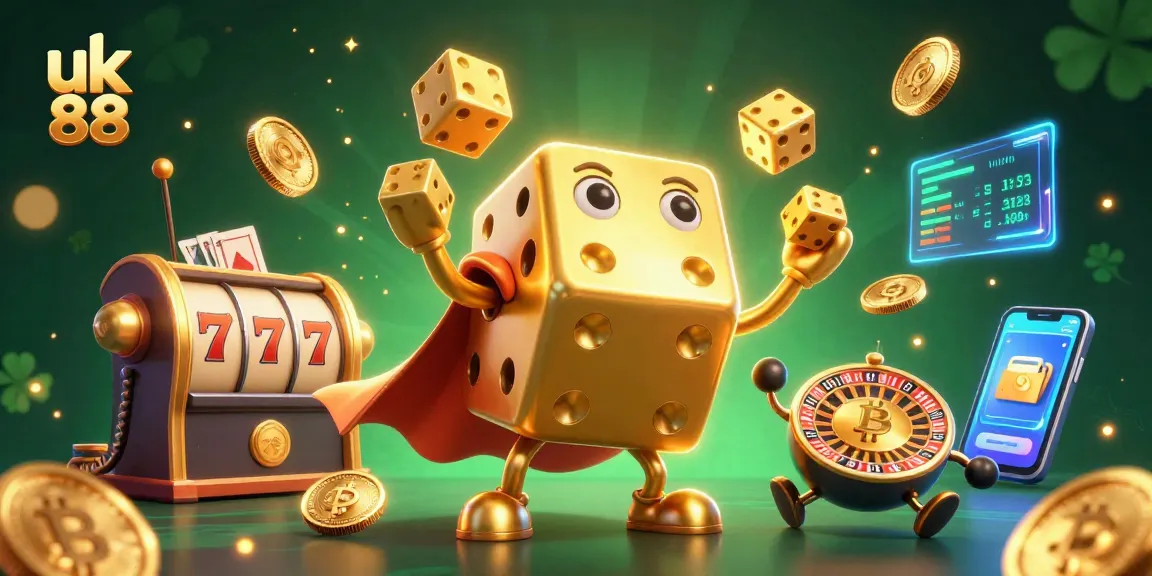 Experience thrilling uk 88 gameplay with animated characters and vibrant casino elements in an engaging scene.