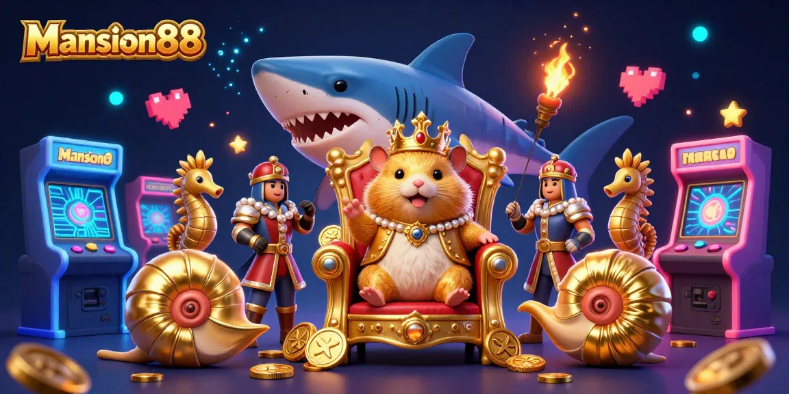 Mansion88: Experience thrilling online betting with a 3D casino king and vibrant gaming action.