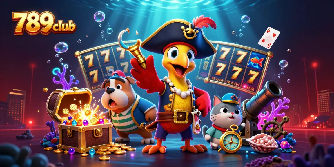 Experience the thrill of 789club with vibrant slot games and interactive pirate adventure.