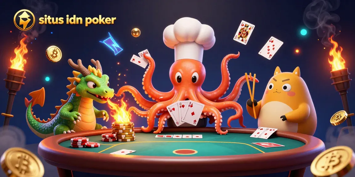 Permainan kartu poker di situs idn poker dengan suasana ketegangan dan keseruan yang menyenangkan.