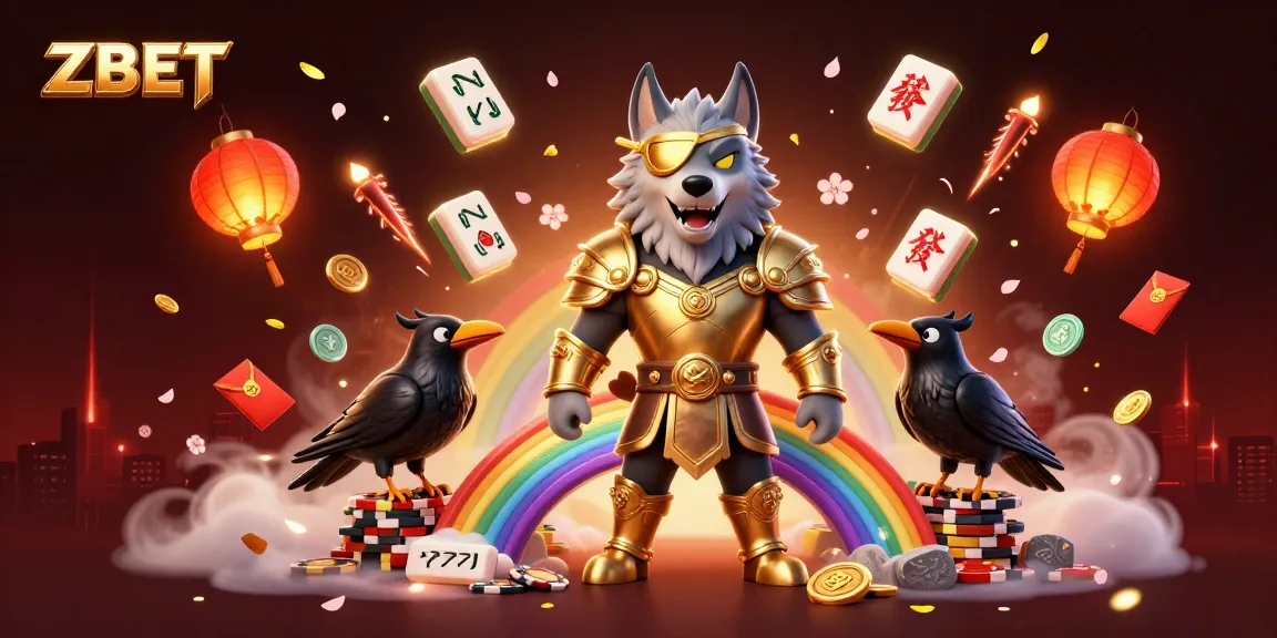 ZBET offers thrilling gaming experiences with vibrant Norse-themed illustrations and mystical elements in a casino setting.