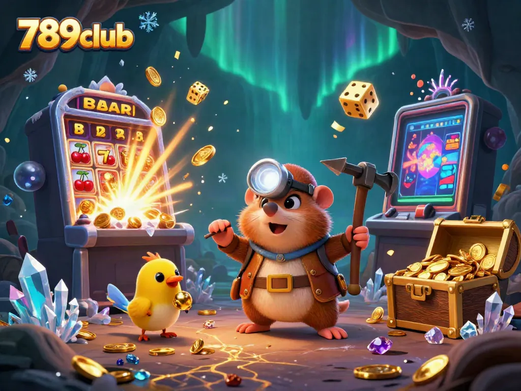 Engage in thrilling adventures at 789club while exploring vibrant jackpot scenes with treasure and dynamic characters.