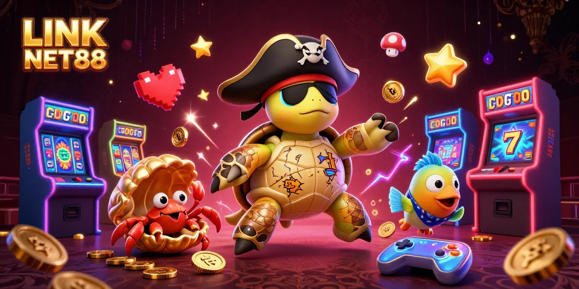 Engage in thrilling casino adventures with LINK NET88 featuring vibrant characters and treasures.