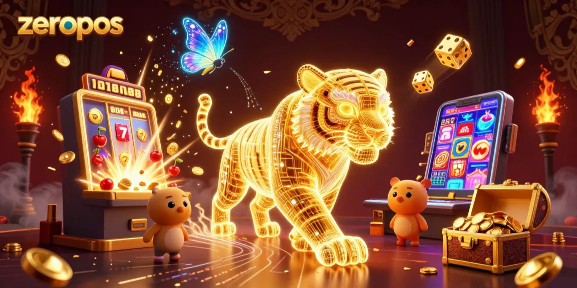 Experience thrilling gameplay at zeropos with vibrant 3D casino scenes bursting with energy and excitement.