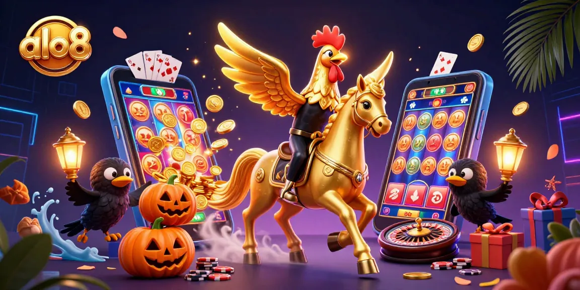 Experience thrilling gameplay at ALO8 with exciting casino visuals and dynamic game elements.