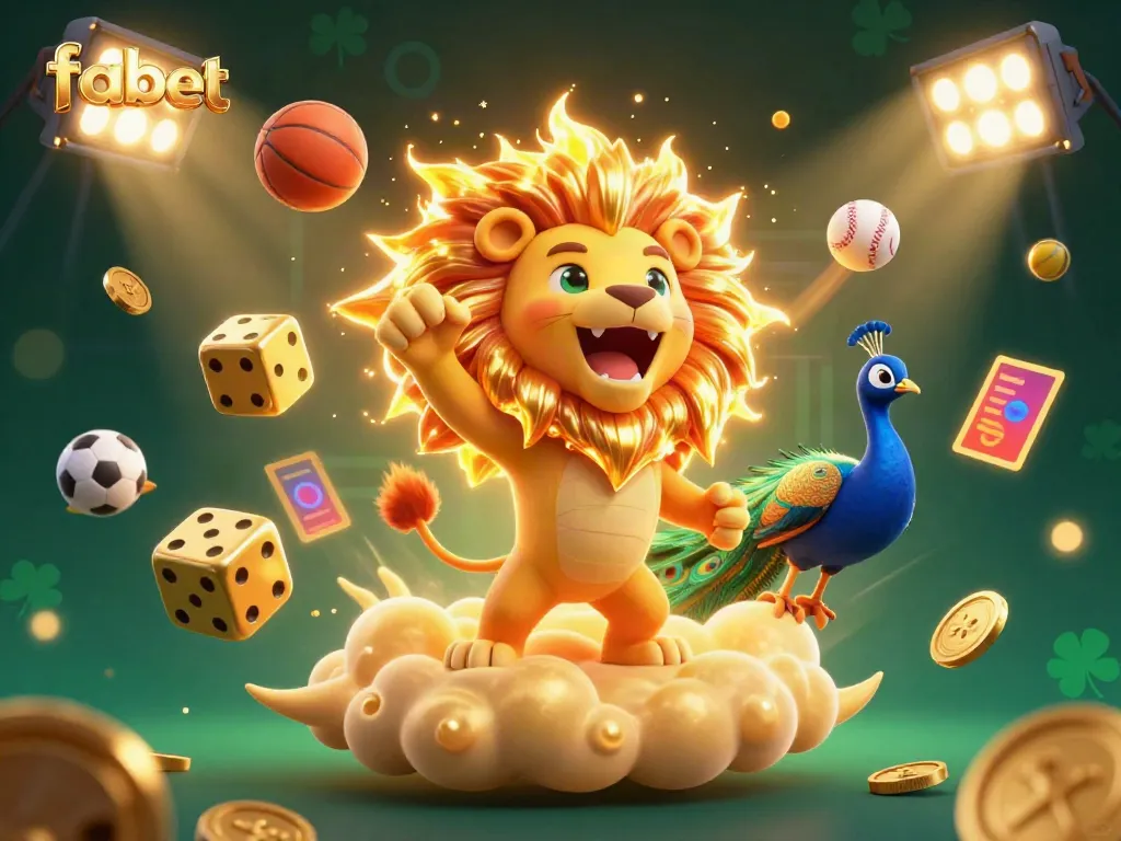 Experience thrilling sports action at fabet with a vibrant 3D scene showcasing dynamic gaming elements.