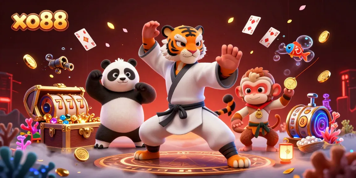 Experience thrilling gameplay with xo88 featuring a kung fu tiger master and fun gaming elements.