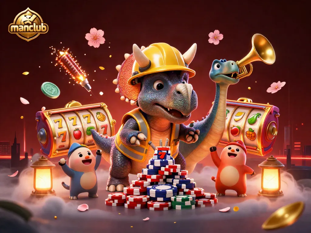 Experience the manclub slot game excitement with vibrant characters and dynamic elements.