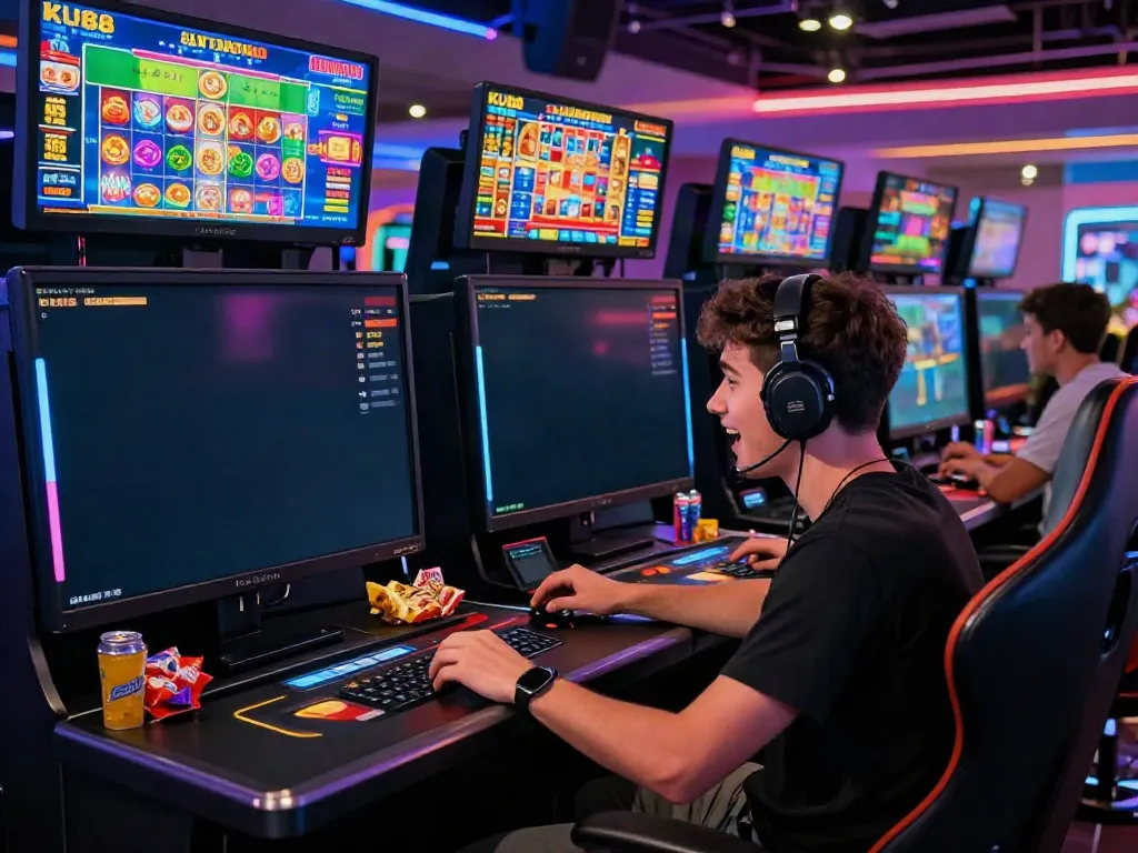 Engaging online gaming experience showcasing https://ku88vt.com/ casino platform with vibrant graphics and user interaction.